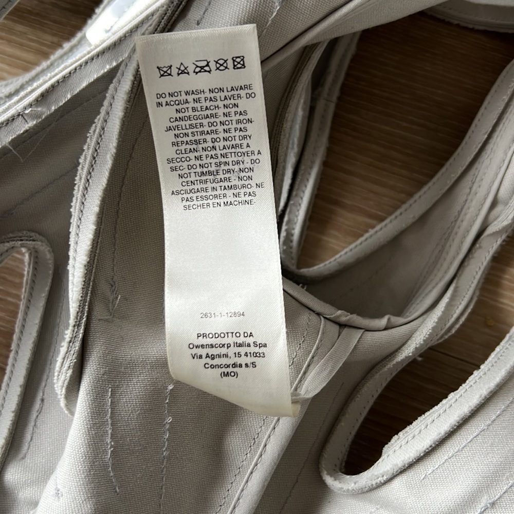 Rick Owens made Italy Oyster milk avant garde cut out Matrix statement over wear - Picture 9 of 17
